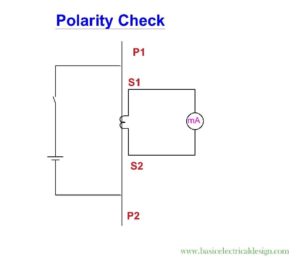 Current Transformer polarity check